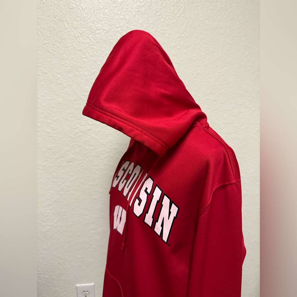 Campus Heritage Red University of Wisconsin Hoodie - Picture 12 of 16